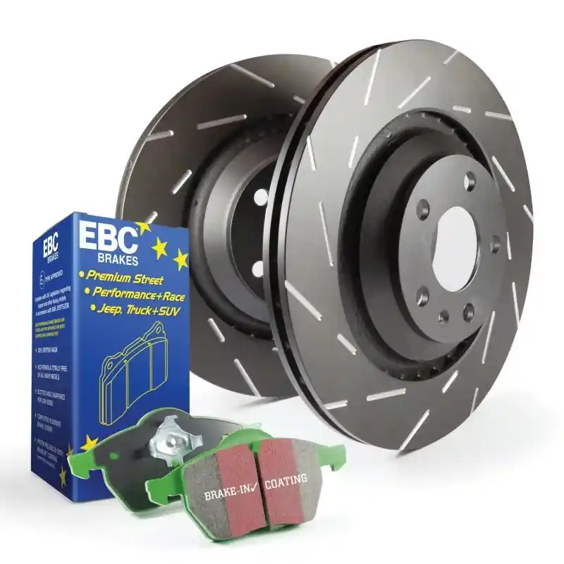 Worldwide Shipping EBC Brakes Throtl USR Slotted Rotor Sets - S2KF1033 S2KF1033