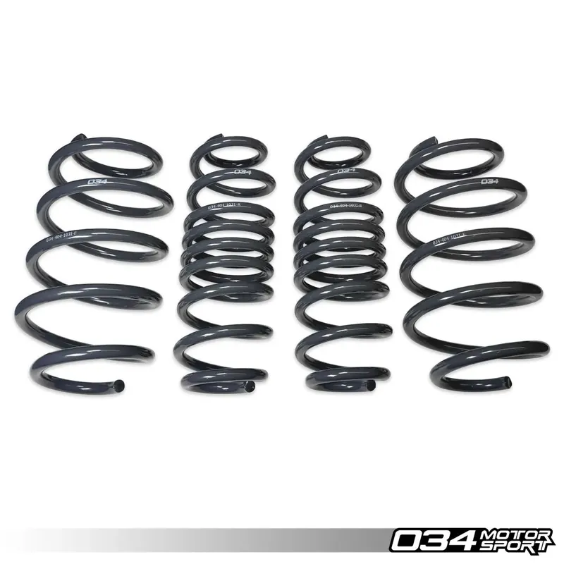 034Motorsport Dynamic+ Lowering Springs for MK6 Volkswagen Golf R 2.0T Hot Picks