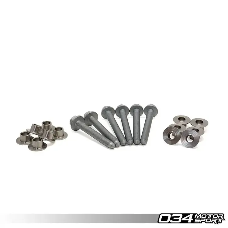 034Motorsport Stainless Steel Subframe Locking Collar Upgrade Kit, MkV/MkVI Volkswagen Golf/Jetta/GTI/GLI & 8P Audi A3 Get Yours