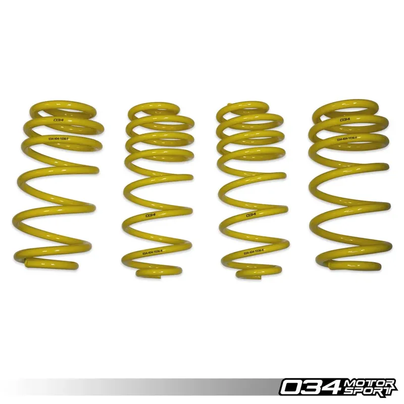 034Motorsport Dynamic+ Lowering Springs For 95B Porsche Macan Last Chance