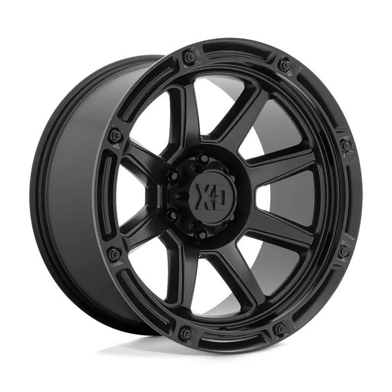 XD Throtl Titan Satin Black Wheel; 20x10; -18mm Offset; 8x170mm Bolt Pattern; 125.10mm Hub Bore XD86321087718N Best Choice